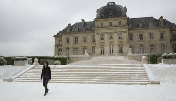 Der Sitz von Präsident Snow in "Mockingjay" (Foto: Studiocanal).