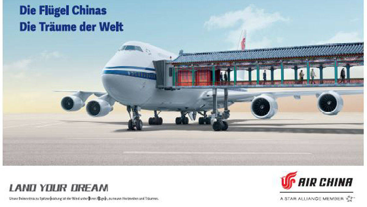 Air China möchte China zu einem attraktiveren Reiseziel machen.