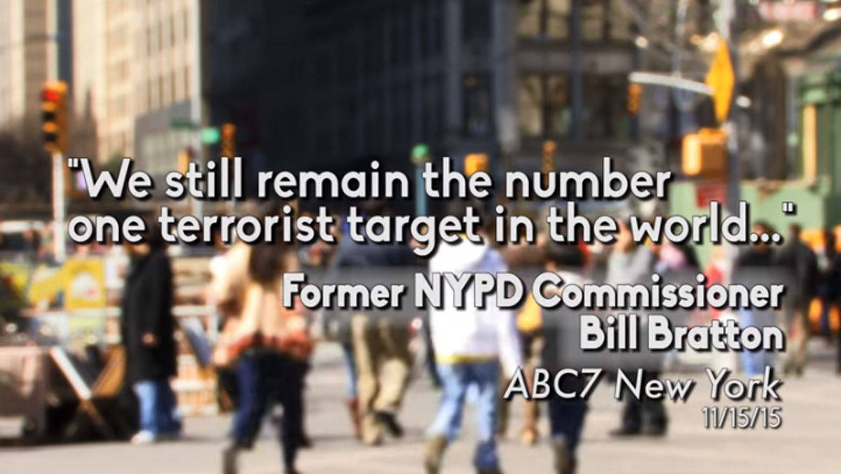 Der New Yorker Hotelverband schürt Angst vor Terroristen.