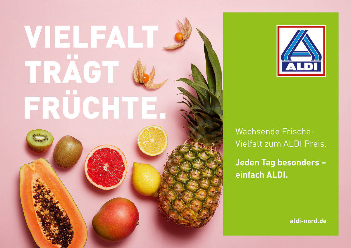 Plakat von Aldi