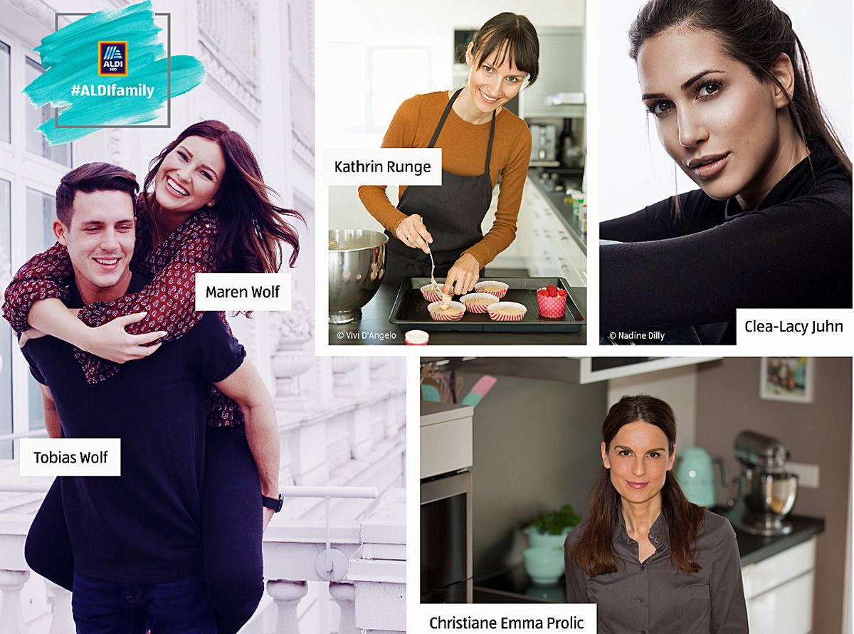 Diese 5 Influencer gehören zu neuen Aldi Family | W&V Diese 5 Influencer gehören zu neuen Aldi Family | W&V