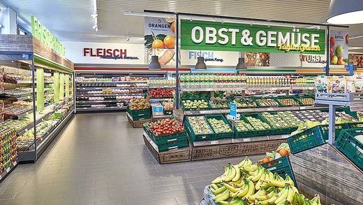 Aldi-Prototyp in Herten: Hier ist vor drei Monaten der erste Markt mit neuem Instore-Konzept eröffnet worden.
