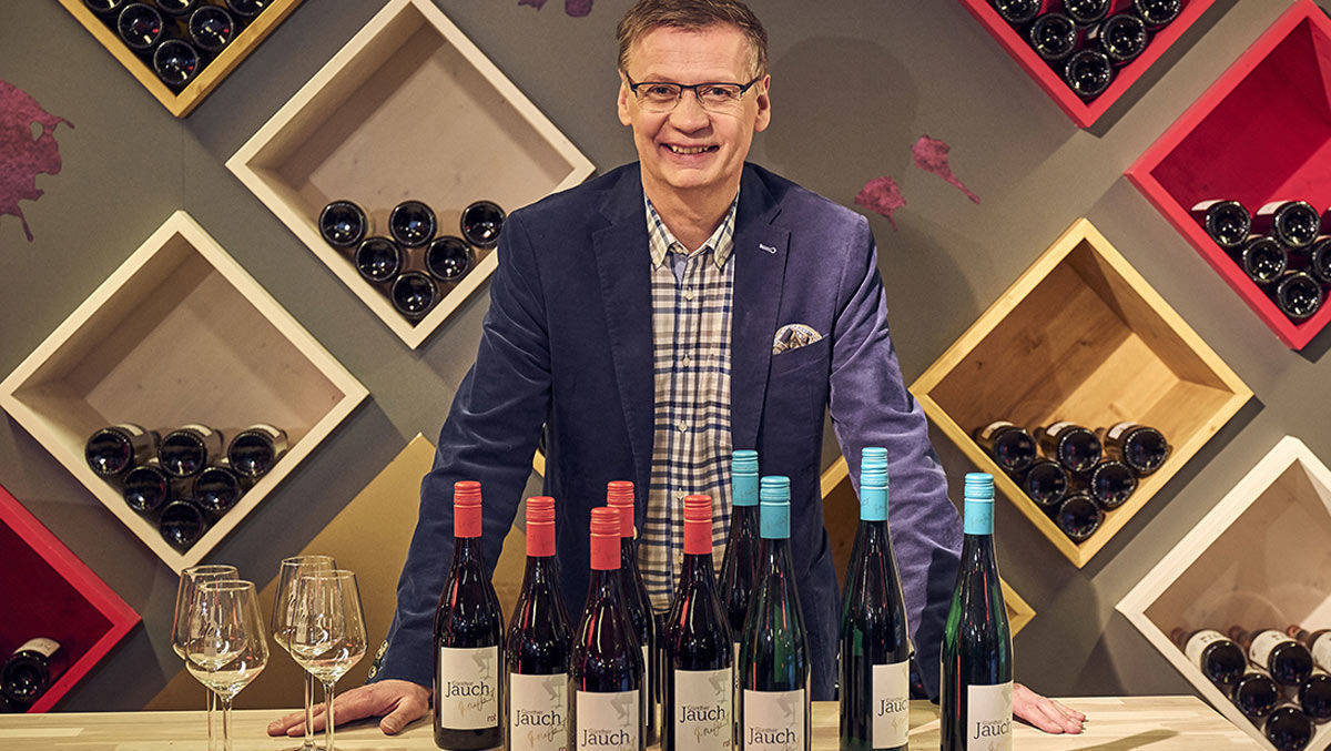Aldi Süd lässt Weine verkosten - auch den Weißwein von Günther Jauch, den es seit März bei Aldi zu kaufen gibt. Der Moderator wird aber nicht ausschenken.