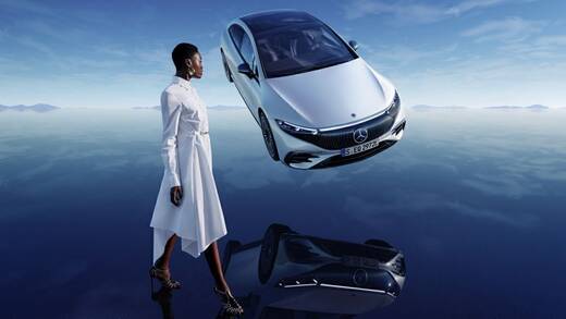 Mit dabei beim Launch des Mercedes EQS: Alicia Keys.