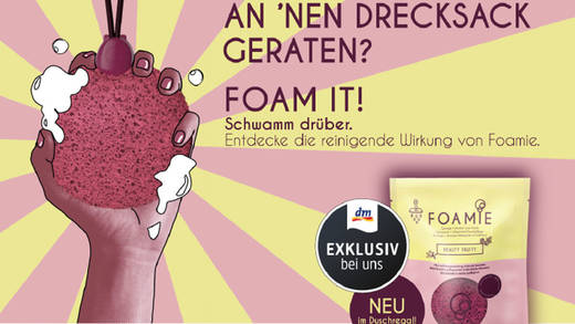 Foamie will sich von den gängigen Körperpflege-Kampagnen unterscheiden.