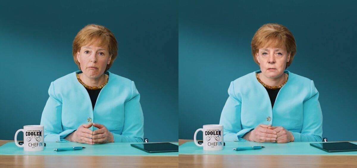 Angela Merkel Lookalike Wirbt Fur Okostrom W V
