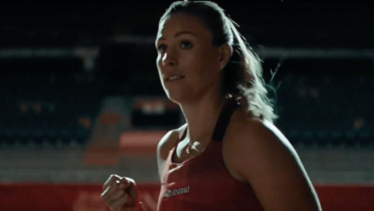 Angie Kerber legt sich für Generali ins Zeug | W&V