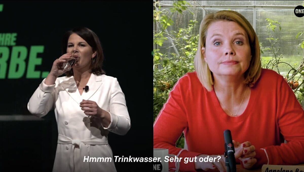 Annette Frier ist das (satirische) Gewissen von Annalena Baerbock.