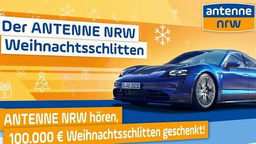 Antenne NRW verlost einen ganz besonderen Weihnachtsschlitten.