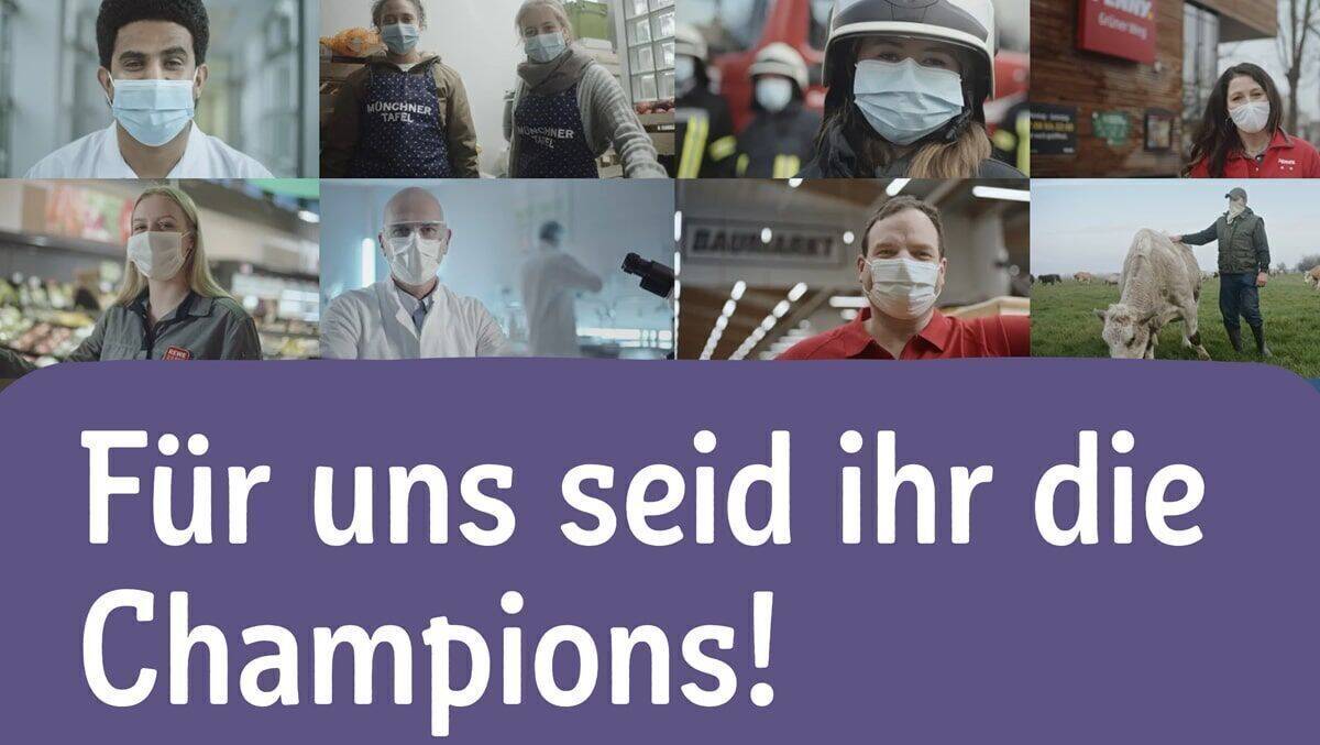 Rewe bedankt sich bei seinen "Champions".
