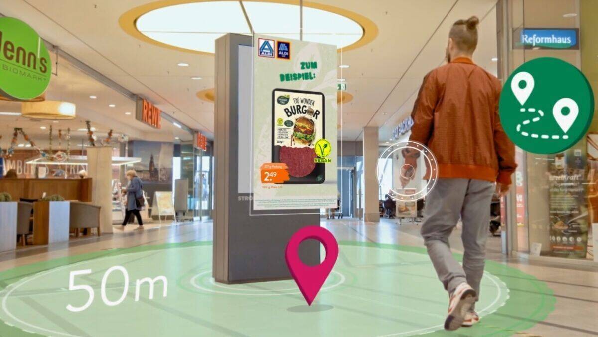 Die aktuelle OOH-Kampagne von Aldi wird in Echtzeit optimiert.