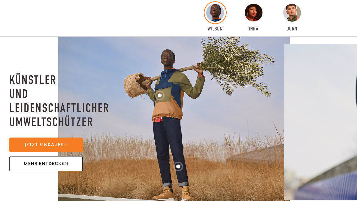 Zwölf Helden zeigen in der Timberland-Kampagne wie sie sich für die Umwelt stark machen.