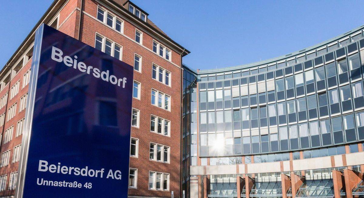 Die Beiersdorf Zentrale in Hamburg.