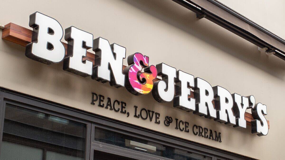 "Peace, Love & Ice Cream" ist der Claim von Ben&Jerry's