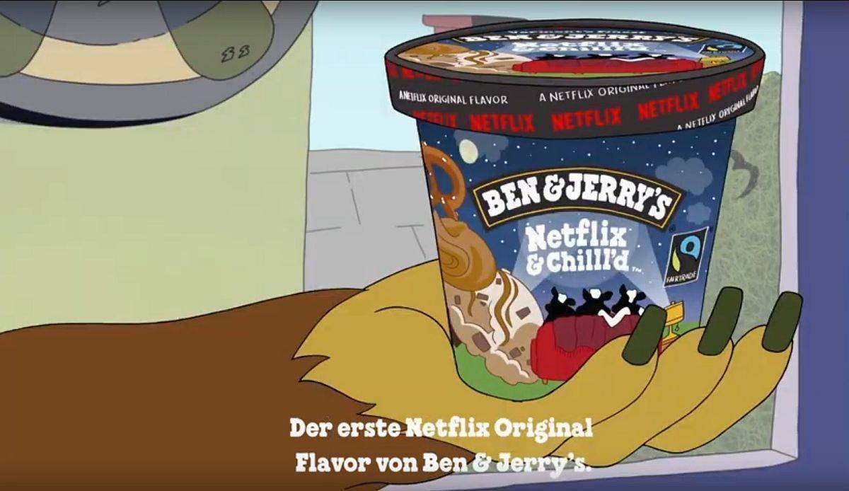 Für Fans von Bingewatching: die neue Ben & Jerry's-Sorte.