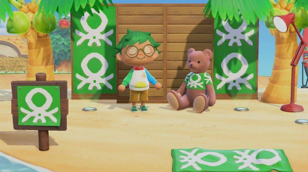 Benetton entdeckt “Animal Crossing” als Marketing-Plattform für sich