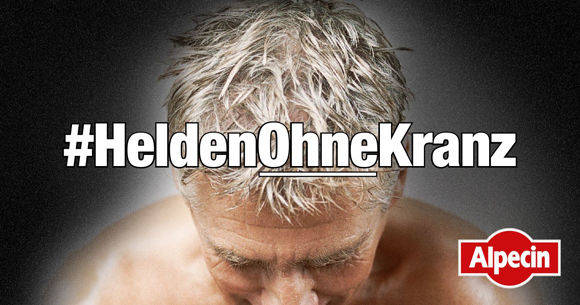 Von wegen "Krone der Schöpfer": Alpecin kontert der #Heldenkranz-Verehrung von Hornbach.