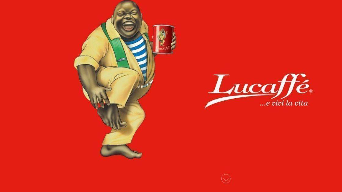 Lucaffè - das Logo ist von 1996! Kaum zu glauben.