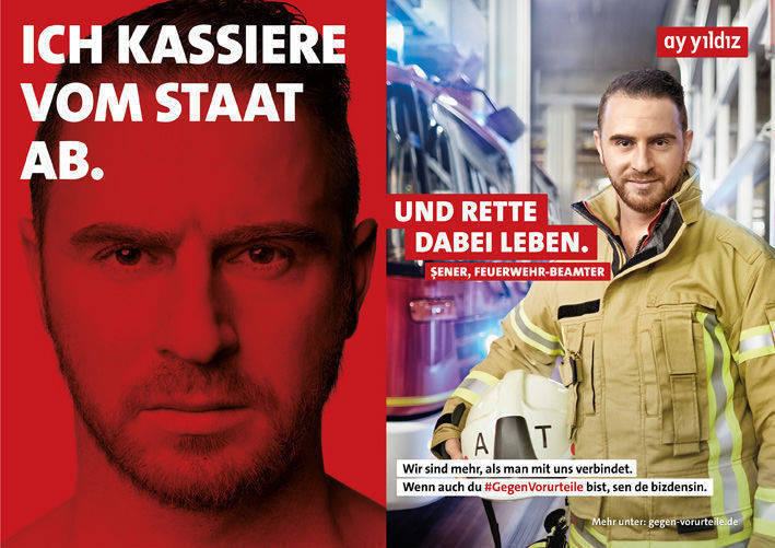 Ein Motiv der Printkampagne.