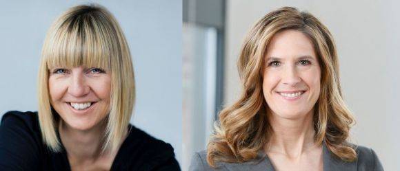 Business-Angel Birgit Ströbel (l.) und n-tv-Chefredakteurin Sonja Schwetje.
