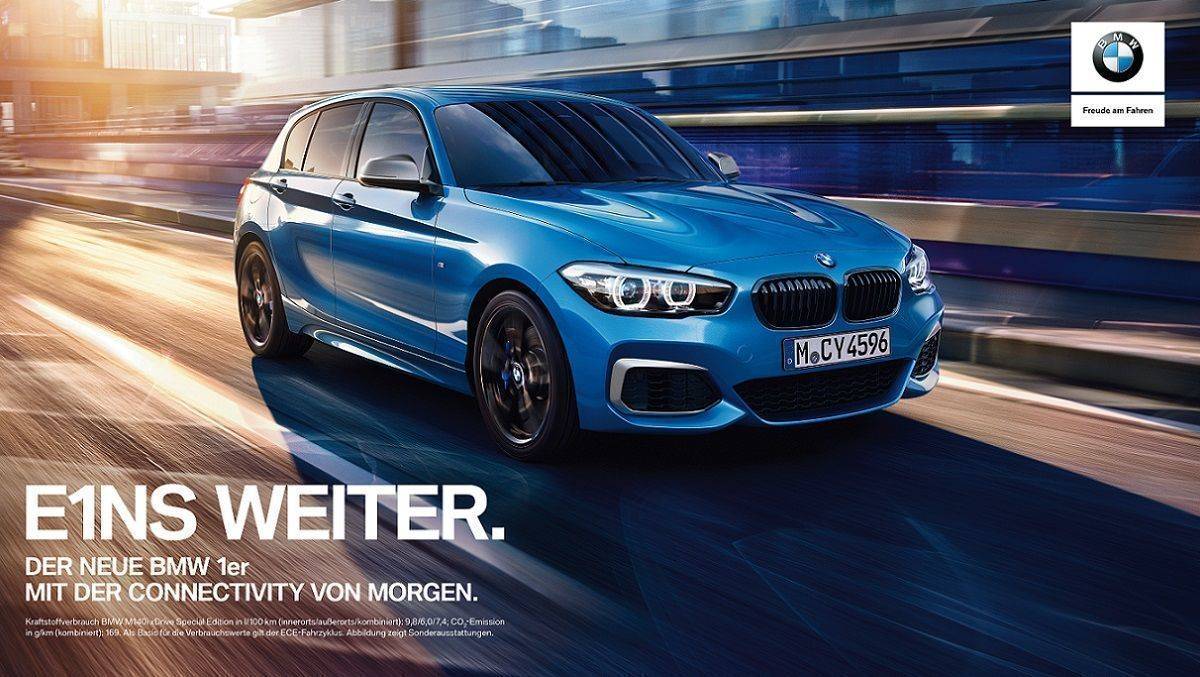 BMW launcht eine Kampagne für die 1er-Modelle. Zielgruppe: junge Menschen, die always on sind.