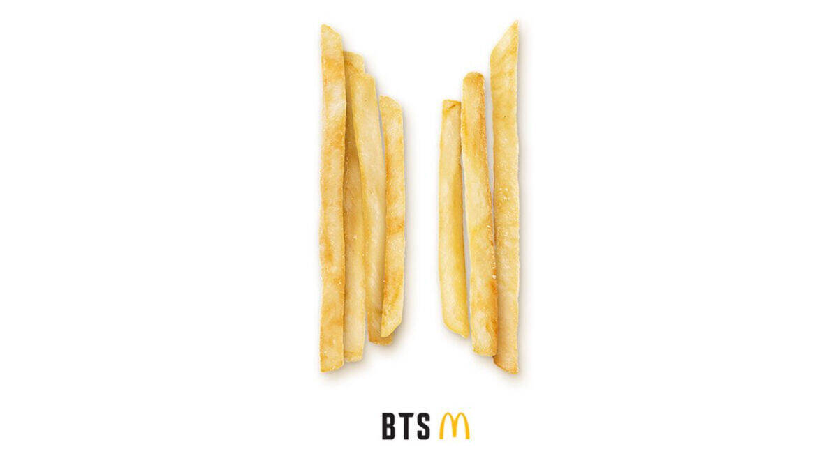 Ba ba ba ba ba but BTS - so kündigt McDonald's auf Twitter die neue Collab an