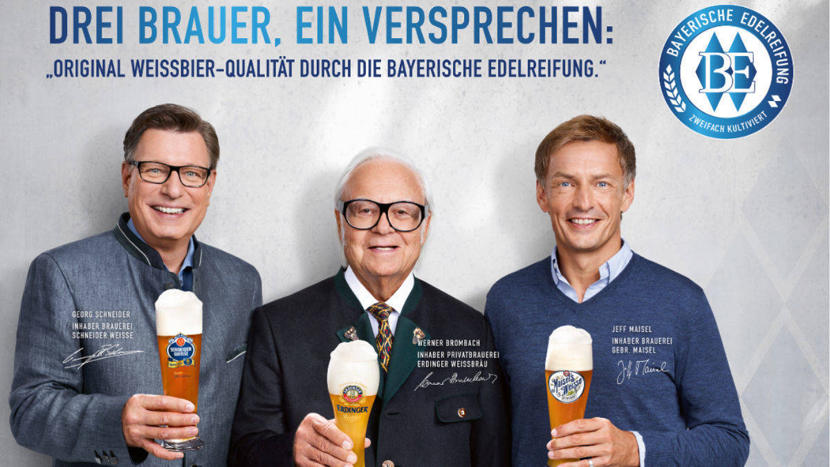 Ein Prosit auf die Qualität: Münchner Brauerei-Inhaber machen sich höchstpersönlich fürs eigene Bier stark.