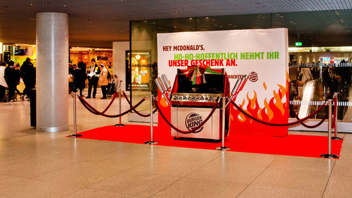 Nicht abgeholt: Burger King verlost den Grill unter seinen Gästen.