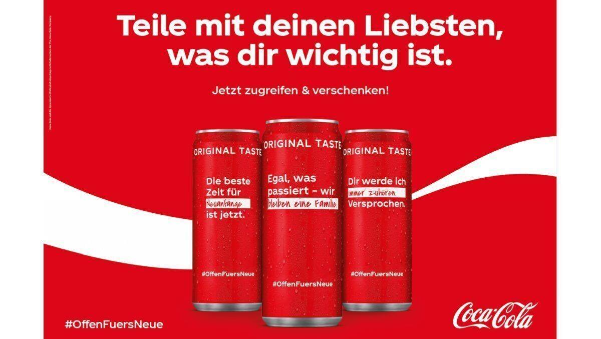 Coca-Cola launcht mehrere Limited Editions.