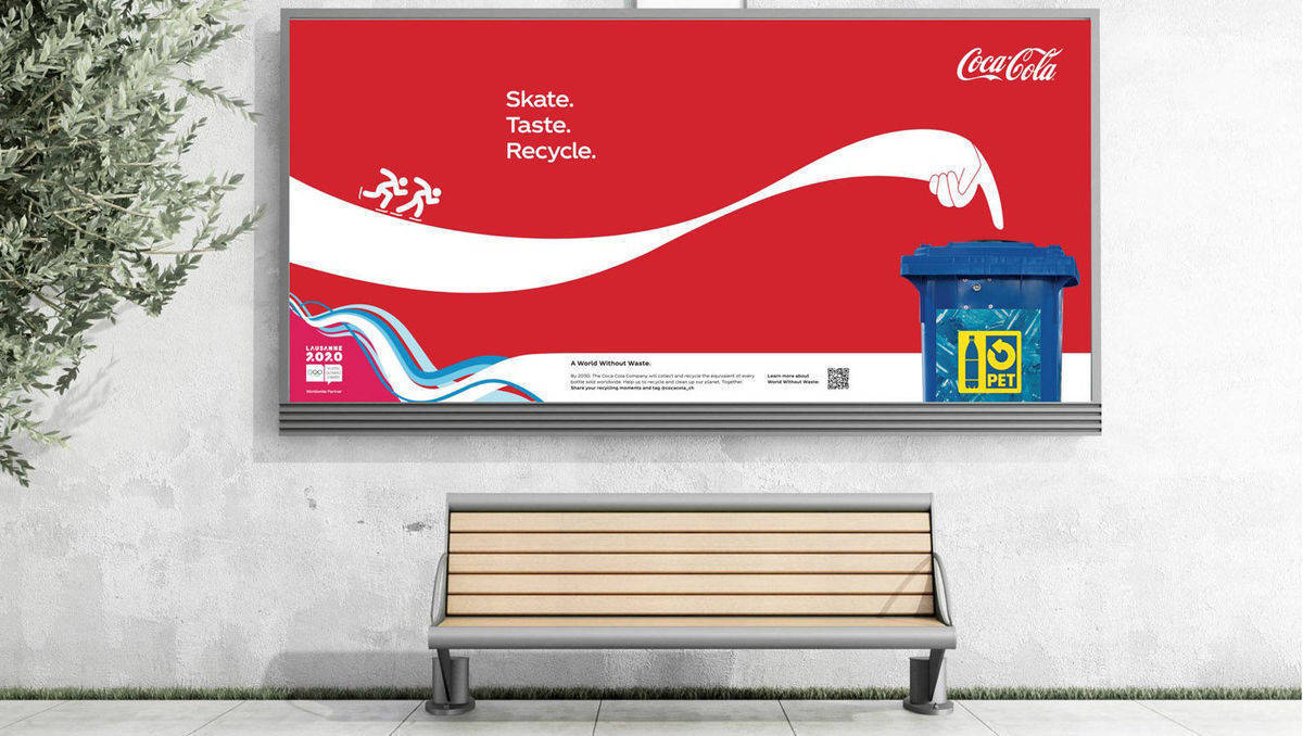 Plakatmotiv zur Recycling-Aktion. 
