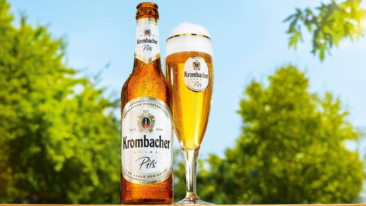 Krombacher ist laut YouGov die beliebteste Biermarke der Deutschen.