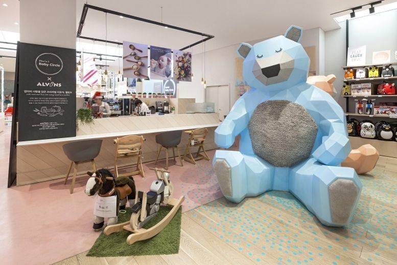 Der erste Laden von Marie's Baby Circle steht im Starfield Hanam im Osten Seouls.