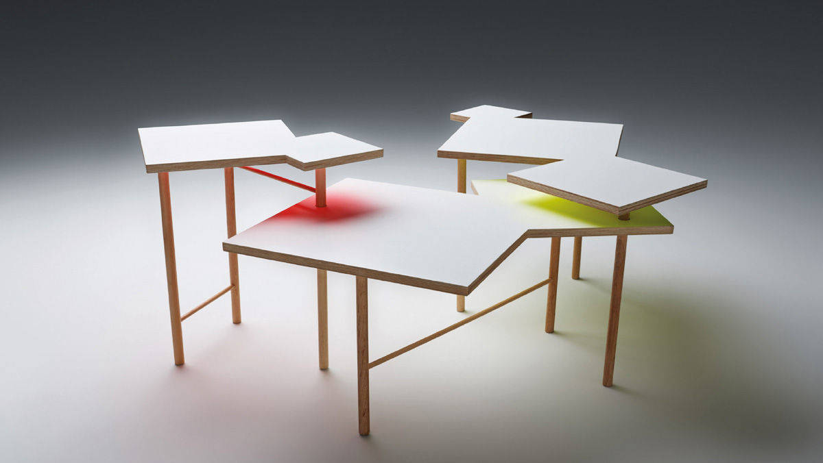 Sieht nach Tüftelarbeit aus: Hornbach Werkstück Edition 002, der "Utsuri Table".
