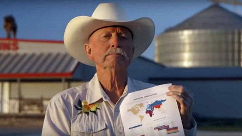 Ein Texaner wie aus dem Buche - doch auch er trägt laut Aeroméxico mexikanisches Blut in sich ...