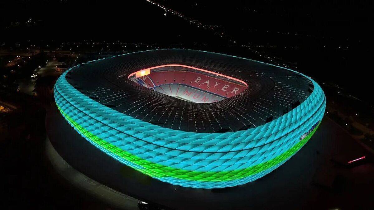 Die Allianz Arena wird zur UEFA EURO 2020 in Fußball-Arena umbenannt.