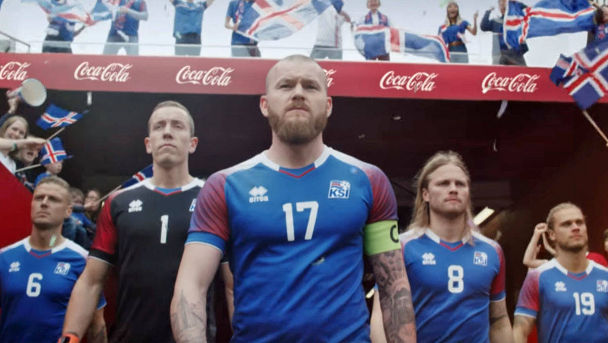 Coca-Cola setzt auf den Charme der Isländer.