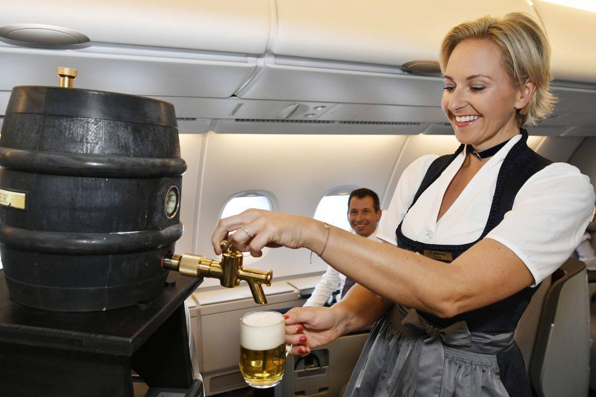 O'zapft is - ab 19. September auf ausgewählten Lufthansa-Flügen.