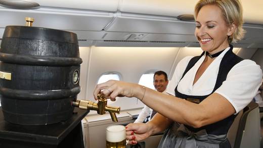 O'zapft is - ab 19. September auf ausgewählten Lufthansa-Flügen.