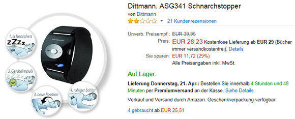 Wer schnracht, bekommt einen Stromschlag: Dittmann.