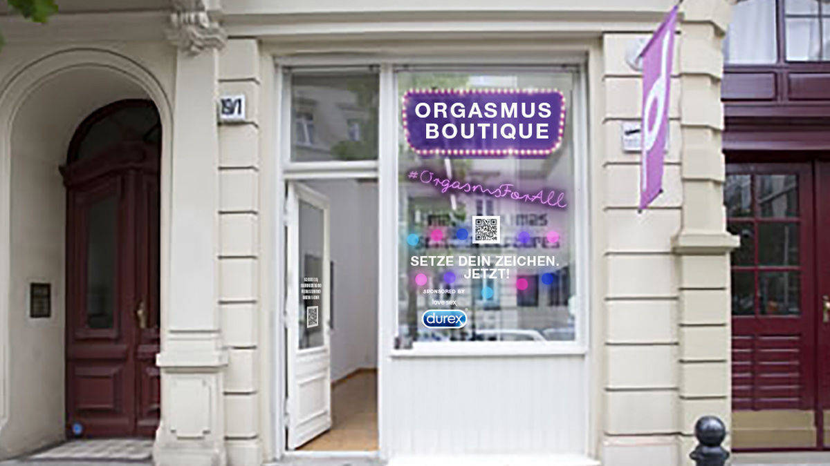 Ein Angebot für Frauen: die Durex-Boutique für mehr Orgasmus-Gerechtigkeit.