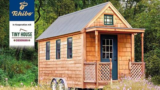 Das ist die günstigste Variante des Tiny House von Tchibo.