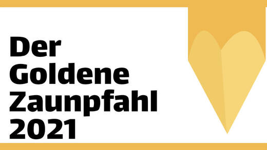 dm hat den Goldenen Zaunpfahl gewonnen.
