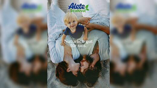 Alete bewusst: So sieht das Key-Visual der neu positionierten Marke aus.