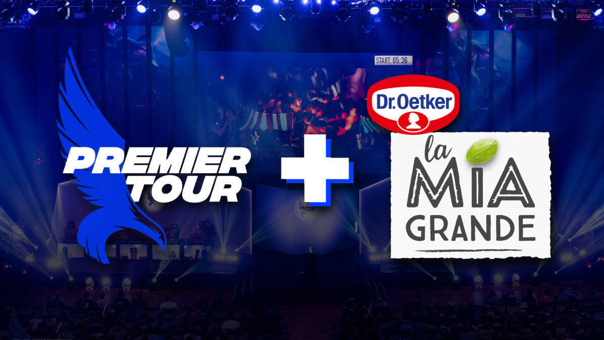 Dr. Oetker engagiert sich mit seiner Pizza-Range "La Mia Grande" im eSports und sponsort die deutsche League-of-Legends Liga "Premier Tour".