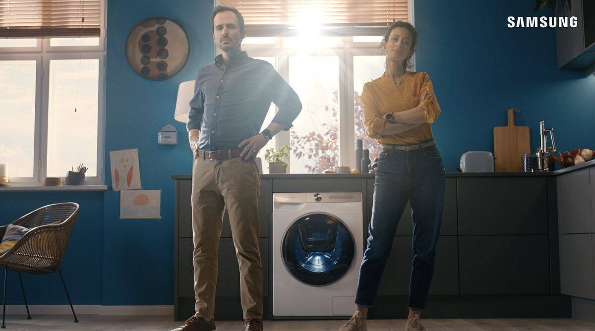 Szene aus dem neuen Spot von Leo Burnett für Samsung Hausgeräte.