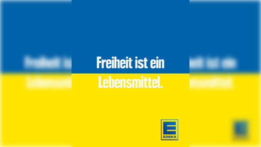 Edeka solidarisiert sich mit der Ukraine.