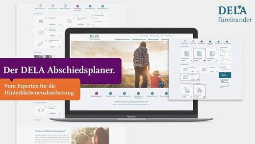 Die Digitalagentur Netzeffekt und DELA bieten mit ihrem Abschiedsplaner Hilfestellung bei Fragen rund um die eigene Beisetzung.