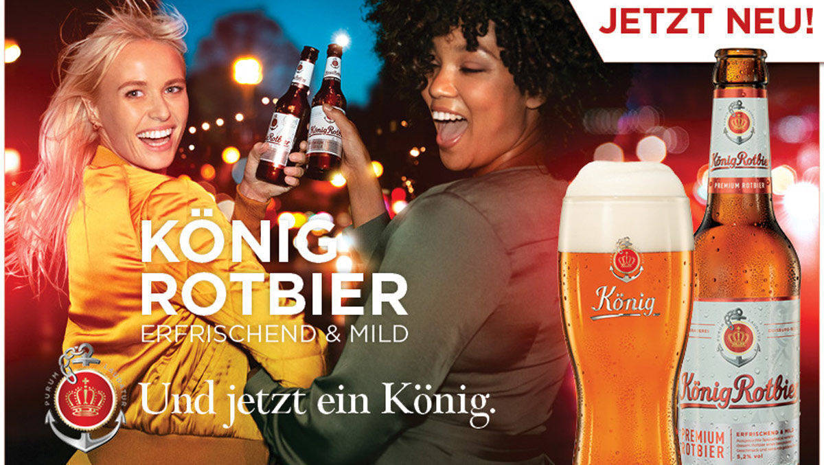 König und Deepblue Networks bringen Kampagne für neues Rotbier an den Start.