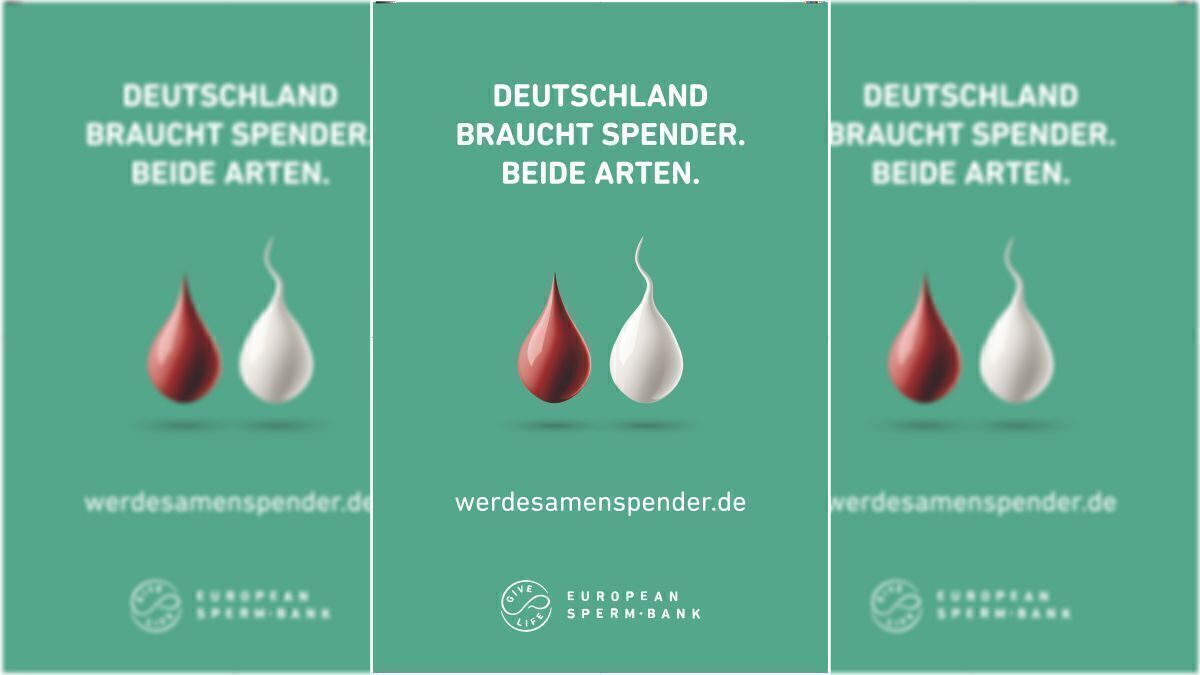 European Sperm Bank wirbt um Samenspender W&V