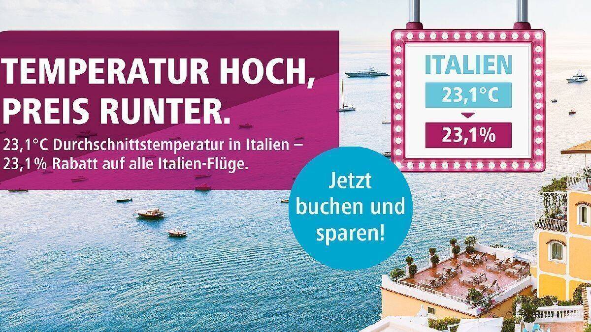 Italien ist nur der Anfang. Eurowing hat noch weitere Ziele für seine Rabatt-Aktion im Visier.